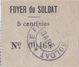 1914-8, 5 centimes, Les Foyers du Soldat - Franța - stare XF+++