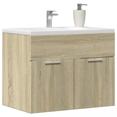 vidaXL Dulap de chiuvetă, stejar Sonoma, 60x38,5x46 cm, PAL 856207