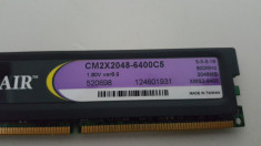 MEMORIE 2 Gb CORSAIR DDR 2 800 Mhz PC2-6400U-666 foto