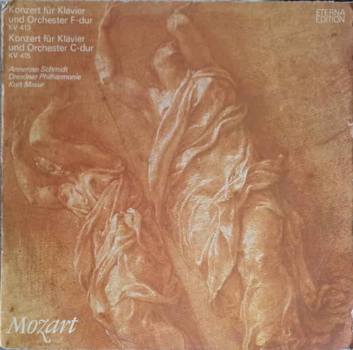 Disc vinil, LP. Konzert Fur Klavier Und Orchester F-dur KV 413; Konzert Fur Klavier Und Orchester C-dur KV -256565