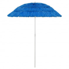 Umbrela de plaja Hawaii, albastru, 180 cm