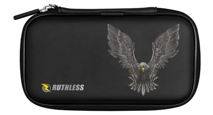 Carcasa depozitare sageti darts RUTHLESS, model vultur, negru - RESIGILAT