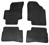 Set covorase auto din cauciuc Hyundai Accent 2005-, Kia Rio 2005-2010, Negru, Gledring, 4 buc.