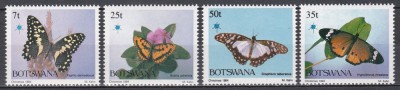 Botswana 1984 - Fluturi, Cota 18 EURO, MNH foto