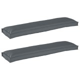 Gossi perne pentru palet de banca 2 buc antracit 150x40x8 cm fabrica oxford