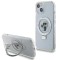 Husa MagSafe pentru Apple iPhone 14, Karl Lagerfeld, Ring Stand Karl &amp; Choupette, Alba