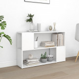 VidaXL Bibliotecă, alb, 100x24x63 cm, PAL 809170