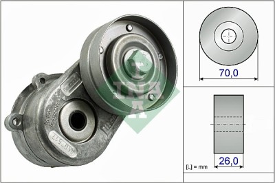 INA 534 0448 10 Intinzator curea, curea distributie foto