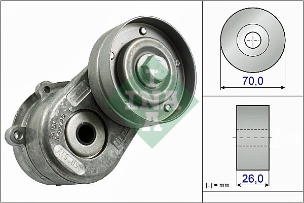 INA 534 0448 10 Intinzator curea, curea distributie