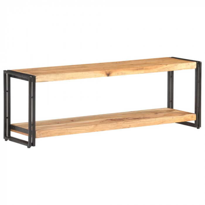 Comoda TV, 120 x 30 x 40 cm, lemn masiv de acacia GartenMobel Dekor