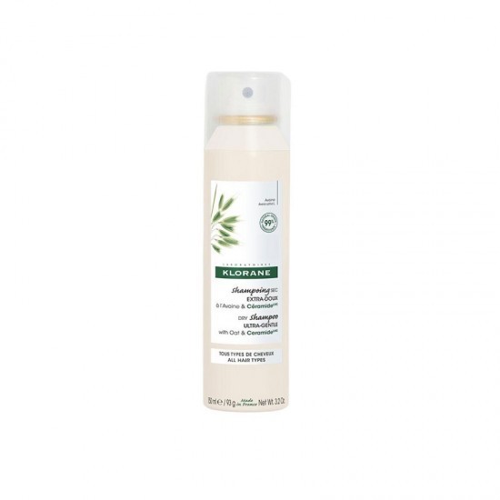 Șampon uscat cu lapte de ovăz Klorane 150 ml