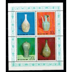DPR Korea 1977 - Portelan, ceramica, bloc neuzat