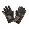 Manusi moto piele Adrenaline Hexagon, negru/gri/rosu, marime XS