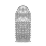 Manson penis Ribbed Transparent