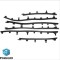 Set ornamente cauciuc podea (picioare) original Vespa LX &ndash; Vespa LXV &ndash; Vespa S 2T AC 125-150cc &ndash; culoare: negru