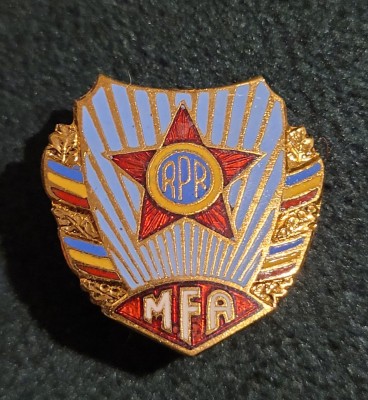 Insigna MFA RPR foto