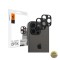 Folie de protectie Camera spate Spigen Optik pentru Apple iPhone 15 Pro Max / 15 Pro Sticla Securizata Full Glue Set 2 bucati Neagra AGL05273