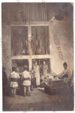 5550 - SLANIC Prahova, the Salt Mine Elevator ( 17/11 cm ) - old Photo - 1918, Romania 1900 - 1950, Sepia