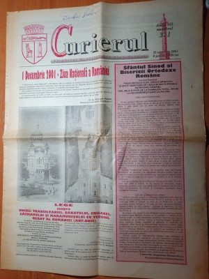 curierul primariei municipiului cluj napoca 30 noiembrie 2001-ziua nationala foto