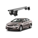 Cumpara ieftin Bare transversale portbagaj auto aluminiu compatibile plafon neted Hyundai Elantra UD 2011-2015 argintii sau negre