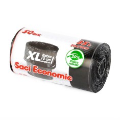 Saci Menaj OTI, 35L, 50x70 cm, 50 Buc/Rola, Negru, Articole Curatenie, Saci Menaj OTI ECONOMIC, Saci de Gunoi, Saci Menajeri 35L, Saci Menajeri pentru foto