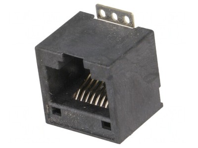 Soclu RJ45 8p8c SMT Vertical Aurit foto
