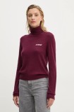 2NDDAY pulover din amestec de lana Porto TT femei, culoarea violet, light, cu guler, 2245344408
