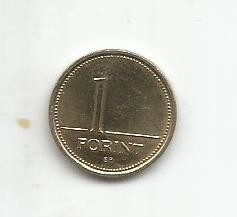 No(4) moneda- UNGARIA- 1 FORINT 2001 foto
