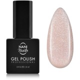 NaniNails NANI Professional lac de unghii sub forma de gel culoare Sweet Pink Glitter 6 ml