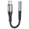 Adaptor Audio USB-C - 3.5mm HOCO LS33, Gri