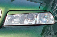 Pleoape faruri Audi A4 B5 1999-2001 (ABS) set de 2 bucati foto