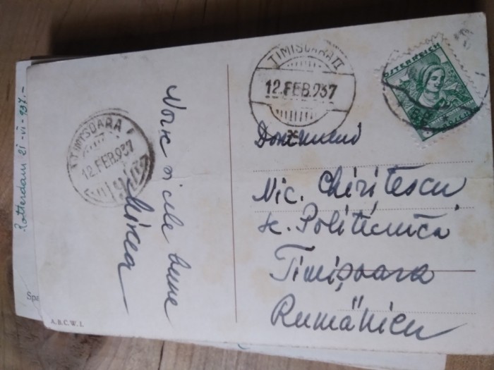 Ilustrata circulatie (A) Timisora