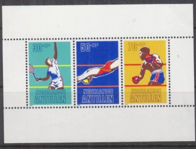 Antilele Olandeze 1981 - Sport, colita neuzata foto