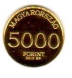 Ungaria 5000 forint forinti 2015 Ignac Semmelweis