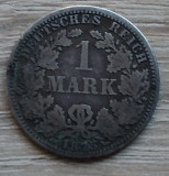 Moneda argint 1 mark 1875 Germania, Europa