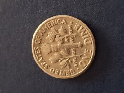 One dime 1983 D foto