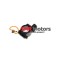 Suport / adaptor oglinzi negru filet 10 mm (1 buc)