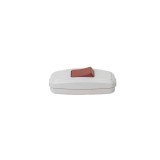 Intrerupator pe fir alb-rosu, dimensiuni 6.5 x 2.7 cm