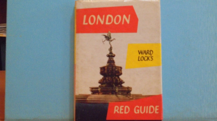 LONDON RED GUIDE {GHIDUL TURISTIC AL LONDREI}- 287 PAG. DE ISTORIE,FOTOGRAFII,