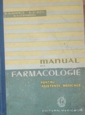 MANUAL DE FARMACOLOGIE de AL. DUMINICA