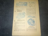 REVISTA PROGRAMUL LOTO PRONOSPORT 19 NOIEMBRIE 1985 PREZENTARE ECHIPA SAMPDORIA