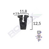 Clips Fixare Pentru Grup Vag - Negru Set 10 Buc 136086 15502-RMX