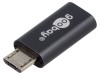 Adaptor Goobay USB 2.0 Micro USB la USB C, Culoare Gri