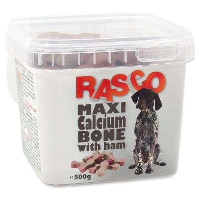 RASCO recompense - os maxi cu calciu şi şuncă, 500 g foto