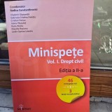 Minispete, vol I Drept civil - Rodica Constantinovici coordonator, editia II
