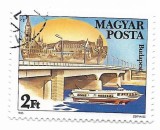 Ungaria - Poduri peste Dunare, 2 Ft, 1985 - obliterat