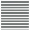 VidaXL Jaluzea tip zebra gri &icirc;nchis lățime țesătură 145,9 cm poliester