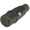 Cupla/stecher auto 7 pini MVM EPS014, tip N, 24 V, plastic