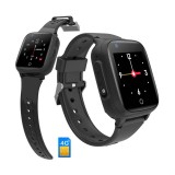 Cumpara ieftin Ceas Smartwatch pentru Copii 4G cu Cartela SIM, GPS, Camera, Apeluri Video, Buton SOS, Monitorizare Discreta GITECH D31, Negru