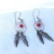 CERCEI argint AMERINDIENI OJIBWE simbol protector CAPCANA de VISE dreamcatcher